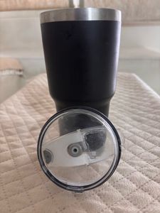 Black Insulated Tumbler with Lid