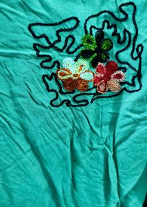 Embroidered Cotton Kurta