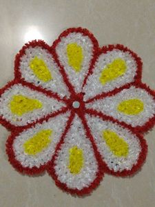 Handmade Floral Coaster/Mat