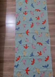 Light green Bird Print stole