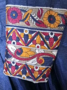 Beautiful Ethnic Gown with Peacock Print