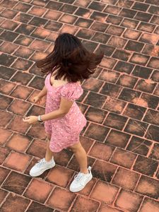 Pink Floral Dress