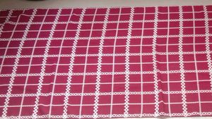 Red With White Scarf