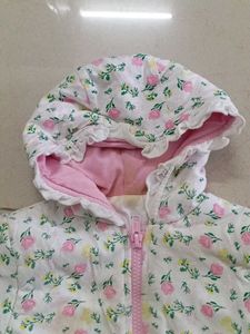Warm Floral Baby Jacket