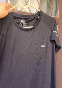 HRX Black Athletic T-Shirt