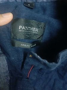 Men's Blue Collared Shirt