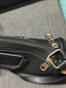 Black Leather Handbag