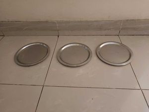 Used Three Pieces Stainless Steel Lids