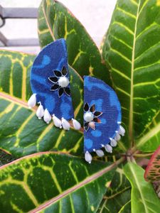 Indigo EARING (Handmade)