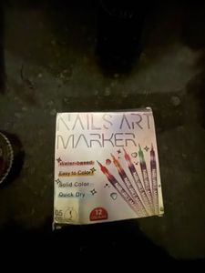 Nail Art Marker Set - 12 Colors