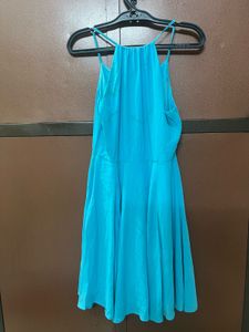 Express Blue Spaghetti Strap Dress