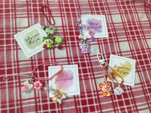 Beautiful Beaded Phone Charms | Keychains