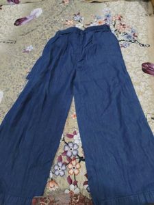 Wide Leg Denim Culottes