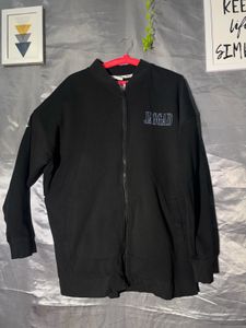 Stylish Black Bomber Jacket