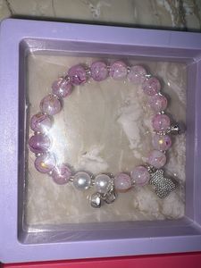 Cute Beaded Bracelets with Charms set 6