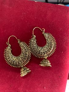 Matte Golden earring