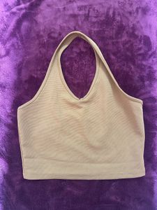 Tan Halter Top