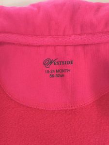 West side  Pink Baby Girls Jacket