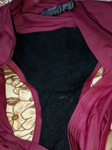 Burgundy Briefs period penty