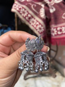 Iodised Jhumkas✨