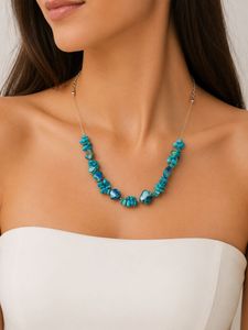 Turquoise Stone Necklace