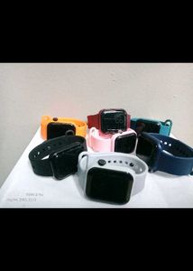 Digital Maroon Smart Watch 2 Combo