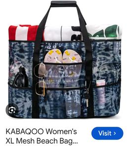 XL Mesh Beach Bag - Tie Dye