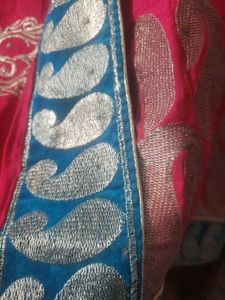 **Pure Cotton Kurti With Velvet Border Dupatta**