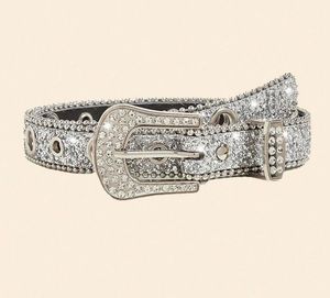 Y2K Bedazzled Rhinestone Belt