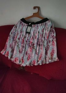 Floral Mini Skirt