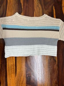 Crochet Knit Top