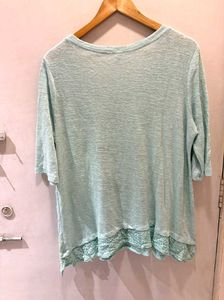 Beautiful Lace Trim Top