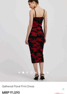 URBANIC Bustier Floral Midi Dress ( New With Tag)