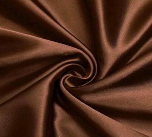 brown satin fabric 5 mtr