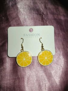 Cute Lemon Slice Earrings