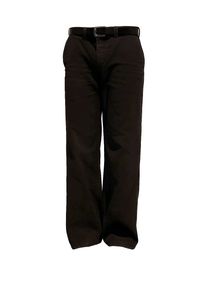 Dark Olive Velvet Straight Pant