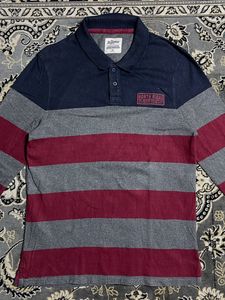 Roadster Striped Long Sleeve Polo Shirt