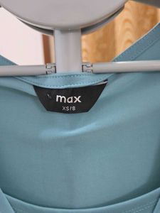 MAX Chic Blue Tie-Front Jumpsuit