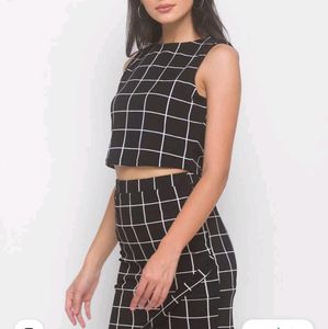 Black Top &amp; Skirt Dress Set