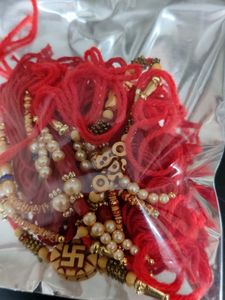 Beautiful Red Rakhi Set