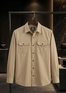 Timberland dark khaki men's shirt