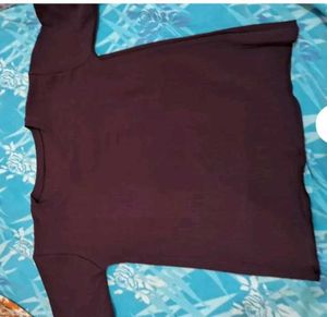 Ribbed Knit Short Sleeve Top
