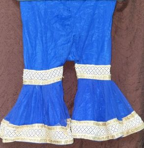 Baby girl Donate Royal Blue Flared Sharara Pants
