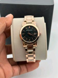 Elegant Rose Gold Burberry Watch