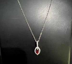 Elegant Red &amp; Crystal Necklace