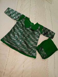Cute Green Salwar Kameez