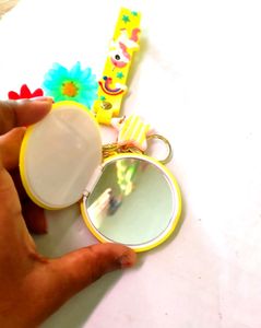 Branded Key Chain With Mirror Each One Price