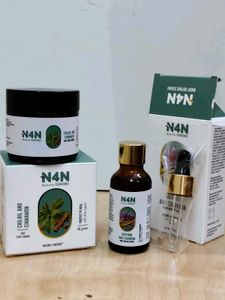 N4N Skincare Set - Face Cream & Serum