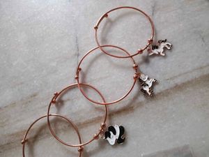 Cute Charm Bracelets Set