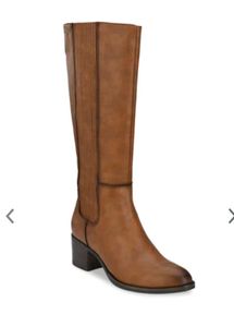 Delize Tan Knee High Boots